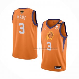 Maillot Phoenix Suns Chris Paul NO 3 Statement 2021 Orange
