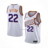 Maillot Phoenix Suns Deandre Ayton NO 22 Association 2023-24 Blanc