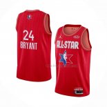 Maillot All Star 2020 Los Angeles Lakers Kobe Bryant NO 24 Rouge