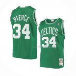 Maillot Boston Celtics Paul Pierce NO 34 Hardwood Classics Throwback Vert2