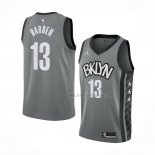 Maillot Brooklyn Nets James Harden NO 13 Statement 2020 Gris