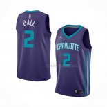 Maillot Charlotte Hornets LaMelo Ball NO 2 Statement 2020-21 Volet