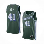 Maillot Detroit Pistons Saddiq Bey NO 41 Ville 2022-23 Vert