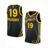 Maillot Golden State Warriors Rodney Mcgruder NO 19 Ville 2023-24 Noir