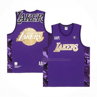Maillot Los Angeles Lakers x AAPE Volet