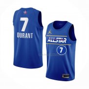 Maillot All Star 2021 Brooklyn Nets Kevin Durant NO 7 Bleu