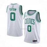 Maillot Boston Celtics Jayson Tatum NO 0 Association 2017-18 Blanc