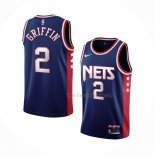 Maillot Brooklyn Nets Blake Griffin NO 2 Ville 2021-22 Bleu