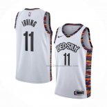 Maillot Brooklyn Nets Kyrie Irving NO 11 Ville 2019-20 Blanc