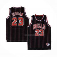 Maillot Chicago Bulls Michael Jordan NO 23 Retro 1995-96 Noir