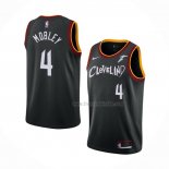 Maillot Cleveland Cavaliers Evan Mobley NO 14 Ville 2020-21 Noir