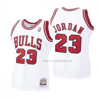 Maillot Enfant Chicago Bulls Michael Jordan NO 23 Mitchell & Ness 1997-98 Blanc