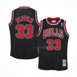 Maillot Enfant Chicago Bulls Scottie Pippen NO 33 Mitchell & Ness 1997-98 Noir