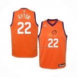 Maillot Enfant Phoenix Suns Deandre Ayton Statement 2020-21 Orange