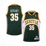 Maillot Enfant Seattle Supersonics Kevin Durant NO 35 Mitchell & Ness 2007-08 Vert