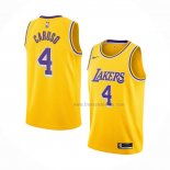 Maillot Los Angeles Lakers Alex Caruso NO 4 Icon 2020-21 Jaune