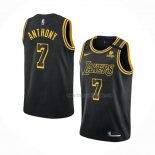 Maillot Los Angeles Lakers Carmelo Anthony NO 7 Mamba 2021-22 Noir