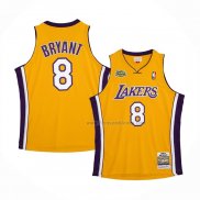 Maillot Los Angeles Lakers Kobe Bryant NO 8 Icon 1999-00 Finals Bound Jaune