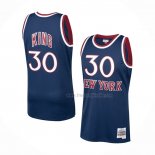 Maillot New York Knicks Bernard King NO 30 Mitchell & Ness 1982-83 Bleu