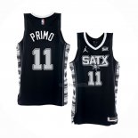 Maillot San Antonio Spurs Joshua Primo NO 11 Statement 2022-23 Noir