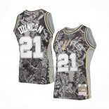 Maillot San Antonio Spurs Tim Duncan NO 21 Special Year of The Tiger Noir