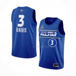 Maillot All Star 2021 Los Angeles Lakers Anthony Davis NO 3 Bleu