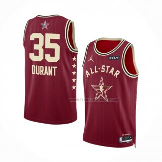 Maillot All Star 2024 Phoenix Suns Kevin Durant NO 35 Rouge
