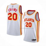 Maillot Atlanta Hawks John Collins NO 20 Association 2020-21 Blanc