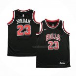 Maillot Enfant Chicago Bulls Michael Jordan NO 23 Noir5