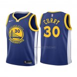 Maillot Enfant Golden State Warriors Stephen Curry NO 30 2017-18 Bleu