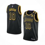 Maillot Los Angeles Lakers Deandre Jordan NO 10 Mamba 2021-22 Noir