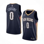 Maillot New Orleans Pelicans Demarcus Cousins NO 0 Icon Bleu