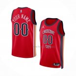 Maillot New Orleans Pelicans Personnalise Statement 2023-24 Rouge