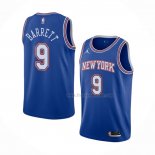 Maillot New York Knicks RJ Barrett NO 9 Statement 2020-21 Bleu