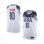 Maillot USA Jayson Tatum 2019 FIBA Basketball World Cup Blanc