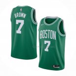 Maillot Boston Celtics Jaylen Brown NO 7 Icon 2020-21 Vert