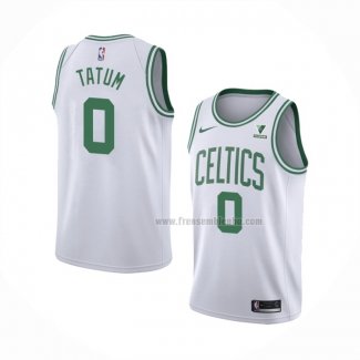 Maillot Boston Celtics Jayson Tatum NO 0 Association 2021-22 Blanc