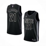Maillot Brooklyn Nets Lamarcus Aldridge NO 21 Statement 2022-23 Noir