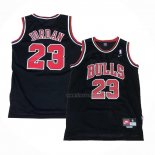 Maillot Chicago Bulls Michael Jordan NO 23 Retro Noir2