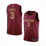 Maillot Cleveland Cavaliers Caris Levert NO 3 Icon 2022-23 Rouge