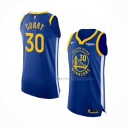Maillot Golden State Warriors Stephen Curry NO 30 Icon Authentique Bleu