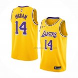 Maillot Los Angeles Lakers Brandon Ingram NO 14 Icon Jaune