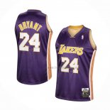 Maillot Los Angeles Lakers Kobe Bryant NO 24 Exterieur Mitchell & Ness Volet